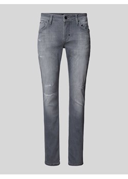 Jeansy o kroju tapered fit z efektem znoszenia ze sklepu Peek&Cloppenburg  w kategorii Jeansy męskie - zdjęcie 173878053