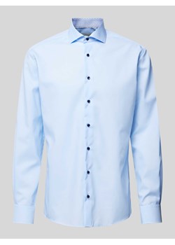 Koszula biznesowa o kroju regular fit z listwą guzikową ze sklepu Peek&Cloppenburg  w kategorii Koszule męskie - zdjęcie 173878150