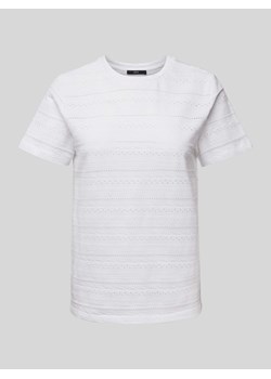 T-shirt z haftem angielskim ze sklepu Peek&Cloppenburg  w kategorii Bluzki damskie - zdjęcie 173878160