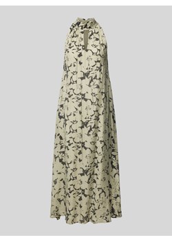 Długa sukienka z wycięciem w kształcie łezki ze sklepu Peek&Cloppenburg  w kategorii Sukienki - zdjęcie 173878213