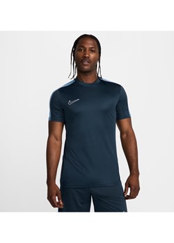 Męska koszulka piłkarska z krótkim rękawem Dri-FIT Nike Academy - Niebieski ze sklepu Nike poland w kategorii T-shirty męskie - zdjęcie 173878752