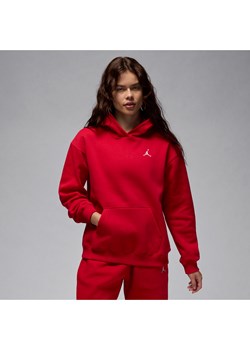Damska bluza z kapturem Jordan Brooklyn Fleece - Czerwony ze sklepu Nike poland w kategorii Bluzy damskie - zdjęcie 173878773