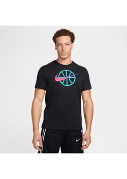 Męski T-shirt do koszykówki Dri-FIT Nike - Czerń ze sklepu Nike poland w kategorii T-shirty męskie - zdjęcie 173878870