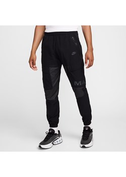 Męskie bojówki z tkaniny Nike Sportswear Air Max - Czerń ze sklepu Nike poland w kategorii Spodnie męskie - zdjęcie 173878963