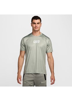 T-shirt męski Nike Air Max - Zieleń ze sklepu Nike poland w kategorii T-shirty męskie - zdjęcie 173878972