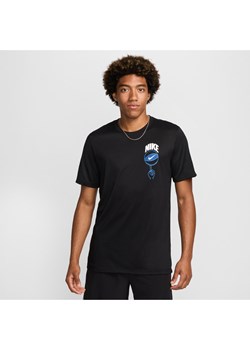 Męski T-shirt do koszykówki Dri-FIT Nike - Czerń ze sklepu Nike poland w kategorii T-shirty męskie - zdjęcie 173878980