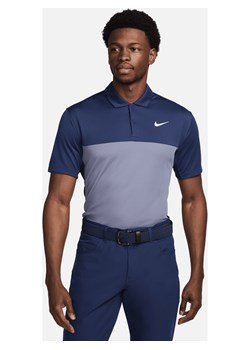 Męska koszulka polo do golfa Dri-FIT Nike Victory+ - Niebieski ze sklepu Nike poland w kategorii T-shirty męskie - zdjęcie 173879013