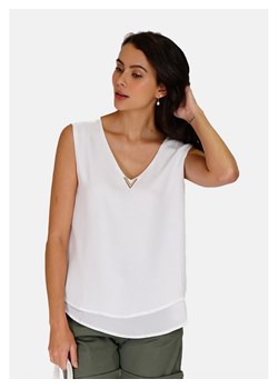 ASSUILI Bluzka w kolorze białym ze sklepu Limango Polska w kategorii Bluzki damskie - zdjęcie 173880030