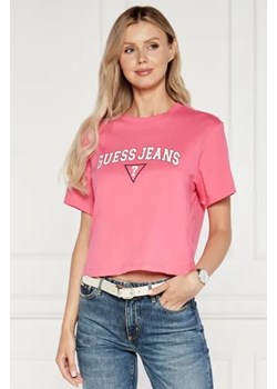 Guess Jeans T-shirt BOXY | Cropped Fit ze sklepu Gomez Fashion Store w kategorii Bluzki damskie - zdjęcie 173881130