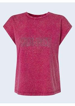 Pepe Jeans FOOTWEAR Koszulka w kolorze różowym ze sklepu Limango Polska w kategorii Bluzki damskie - zdjęcie 173881471