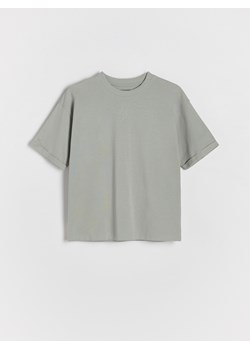 Reserved - T-shirt oversize - zielony ze sklepu Reserved w kategorii T-shirty chłopięce - zdjęcie 173883333
