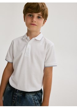 Reserved - Koszulka polo - biały ze sklepu Reserved w kategorii T-shirty chłopięce - zdjęcie 173883344