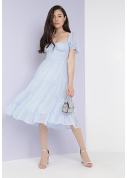Niebieska Sukienka Ipharei ze sklepu Born2be Odzież w kategorii Sukienki - zdjęcie 173883990