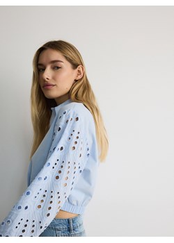Reserved - Koszula z haftami - jasnoniebieski ze sklepu Reserved w kategorii Bluzki damskie - zdjęcie 173884984