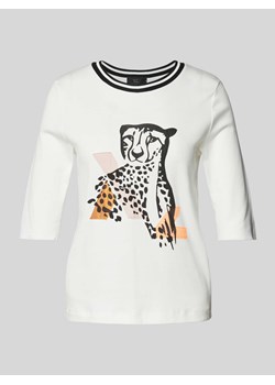 T-shirt z nadrukowanym motywem ze sklepu Peek&Cloppenburg  w kategorii Bluzki damskie - zdjęcie 173885773