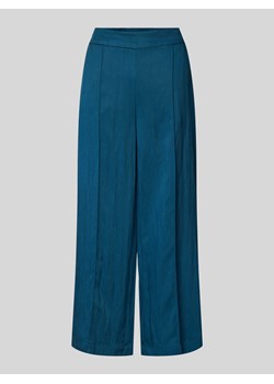 Spodnie materiałowe o rozkloszowanym kroju z przeszytymi kantami ze sklepu Peek&Cloppenburg  w kategorii Spodnie damskie - zdjęcie 173887430