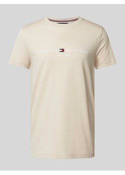 T-shirt z nadrukiem z logo ze sklepu Peek&Cloppenburg  w kategorii T-shirty męskie - zdjęcie 173887483