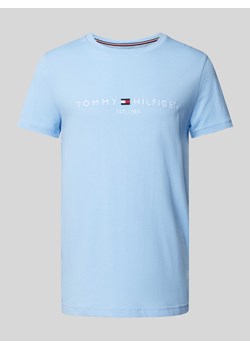 T-shirt z nadrukiem z logo ze sklepu Peek&Cloppenburg  w kategorii T-shirty męskie - zdjęcie 173887522