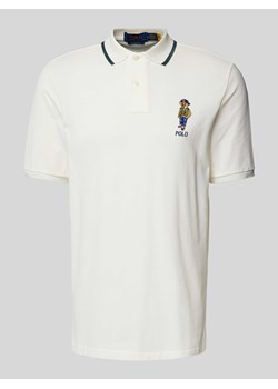 Koszulka polo o kroju classic fit z wyhaftowanym motywem i logo ze sklepu Peek&Cloppenburg  w kategorii T-shirty męskie - zdjęcie 173887540