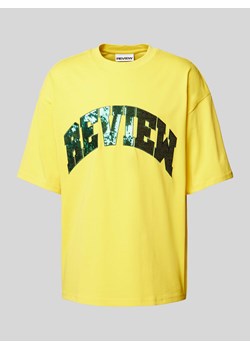 T-shirt z cekinowym obszyciem ze sklepu Peek&Cloppenburg  w kategorii T-shirty męskie - zdjęcie 173887563