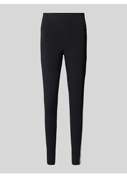 Legginsy o kroju skinny fit z paskami w kontrastowym kolorze ze sklepu Peek&Cloppenburg  w kategorii Spodnie damskie - zdjęcie 173887582