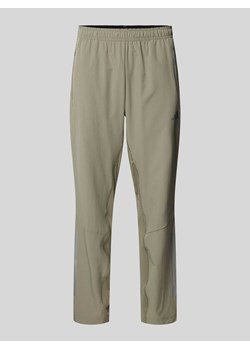 Spodnie dresowe z nadrukiem z logo ze sklepu Peek&Cloppenburg  w kategorii Spodnie męskie - zdjęcie 173887621