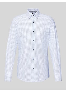 Koszula biznesowa o kroju slim fit z kołnierzykiem typu kent ze sklepu Peek&Cloppenburg  w kategorii Koszule męskie - zdjęcie 173887820
