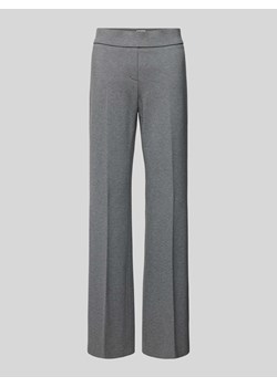 Spodnie materiałowe o rozkloszowanym kroju w kant model ‘NANOU’ ze sklepu Peek&Cloppenburg  w kategorii Spodnie damskie - zdjęcie 173887840