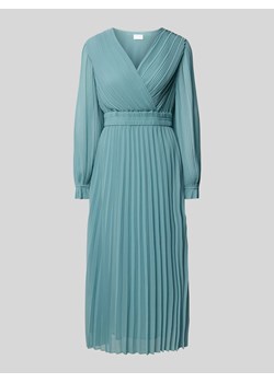 Sukienka midi z plisami ze sklepu Peek&Cloppenburg  w kategorii Sukienki - zdjęcie 173887881