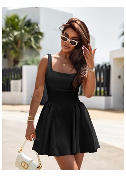 Sukienka mini z odkrytymi plecami ZINA - czarna ze sklepu magmac.pl w kategorii Sukienki - zdjęcie 173888431