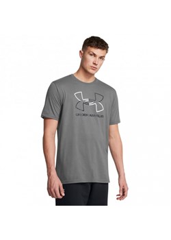 Męski t-shirt z nadrukiem Under Armour UA Gl Foundation Update Ss - szary ze sklepu Sportstylestory.com w kategorii T-shirty męskie - zdjęcie 173889373