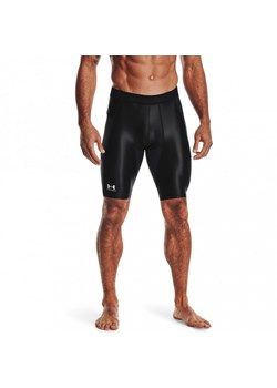 Męskie legginsy krótkie treningowe Under Armour UA Hg Isochill Long Shorts - czarne ze sklepu Sportstylestory.com w kategorii Spodenki męskie - zdjęcie 173889410