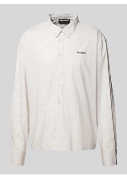 Koszula casualowa o kroju oversized z nadrukiem z logo model ‘MARO’ ze sklepu Peek&Cloppenburg  w kategorii Koszule męskie - zdjęcie 173889534