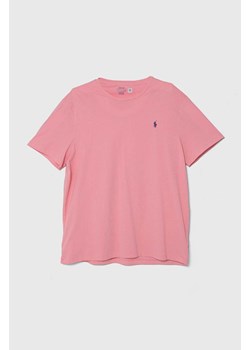 Polo Ralph Lauren t-shirt bawełniany kolor różowy ze sklepu PRM w kategorii T-shirty męskie - zdjęcie 173890801