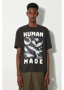 Human Made t-shirt bawełniany Graphic męski kolor czarny z nadrukiem HM27TE014 ze sklepu PRM w kategorii T-shirty męskie - zdjęcie 173890970