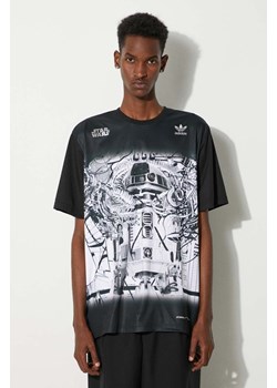 adidas Originals t-shirt Tee x Nanzuka x Star Wars męski kolor czarny z nadrukiem IV9469 ze sklepu PRM w kategorii T-shirty męskie - zdjęcie 173890972