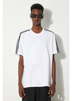 adidas Originals t-shirt bawełniany Tee x Nanzuka x Star Wars męski kolor biały z nadrukiem IV9470 ze sklepu PRM w kategorii T-shirty męskie - zdjęcie 173890974