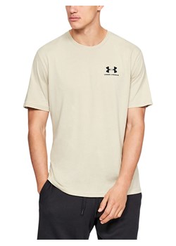 Under Armour Koszulka &quot;Spotstyle&quot; w kolorze beżowym ze sklepu Limango Polska w kategorii T-shirty męskie - zdjęcie 173891773