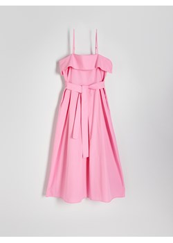 Reserved - Rozkloszowana sukienka - różowy ze sklepu Reserved w kategorii Sukienki - zdjęcie 173892801