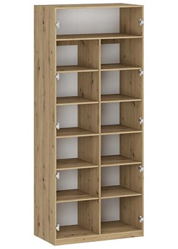Korpus szafy z półkami dąb artisan 100 cm K9-M88 ze sklepu Edinos.pl w kategorii Szafy - zdjęcie 173893033