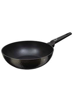 Tytanowy wok z uchwytem typu soft touch 28cm - Hippi 4X ze sklepu Edinos.pl w kategorii Naczynia - zdjęcie 173893331
