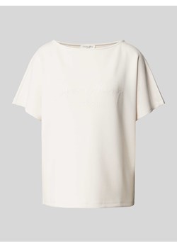 T-shirt z nadrukiem ze sloganem ze sklepu Peek&Cloppenburg  w kategorii Bluzki damskie - zdjęcie 173895594