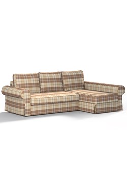 Pokrowiec na sofę Backabro rozkładaną z leżanką ze sklepu dekoria.pl w kategorii Pokrowce na kanapy i fotele - zdjęcie 173897654