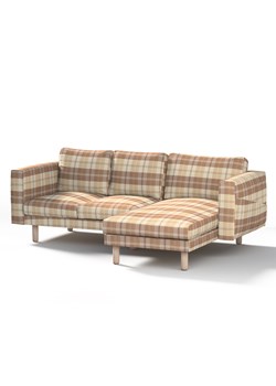 Pokrowiec na sofę Norsborg 3-osobową z szezlongiem ze sklepu dekoria.pl w kategorii Pokrowce na kanapy i fotele - zdjęcie 173897672