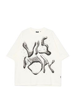 Cropp - Biała koszulka z napisem - biały ze sklepu Cropp w kategorii T-shirty męskie - zdjęcie 173897832