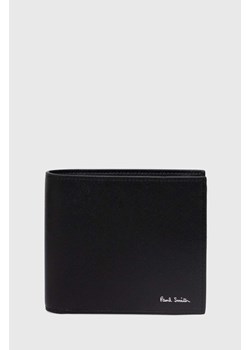 Paul Smith portfel skórzany męski kolor czarny M1A-4832-NMISTR ze sklepu PRM w kategorii Portfele męskie - zdjęcie 173899430