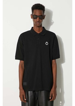 AAPE polo bawełniane kolor czarny z aplikacją AAPPOM1422XXM ze sklepu PRM w kategorii T-shirty męskie - zdjęcie 173899462