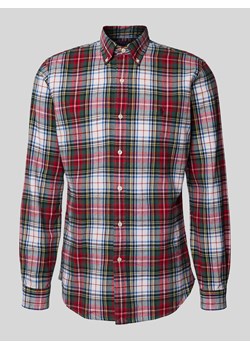 Koszula casualowa o kroju custom fit z kołnierzykiem typu button down ze sklepu Peek&Cloppenburg  w kategorii Koszule męskie - zdjęcie 173899520