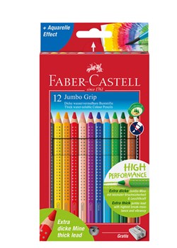 Faber-Castell Kredki (12 szt.) &quot;Jumbo Grip&quot; ze sklepu Limango Polska w kategorii Akcesoria biurowe - zdjęcie 173900374