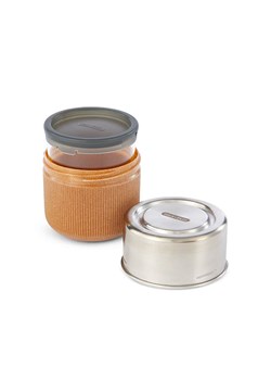Black+Blum Pojemnik w kolorze srebrno-jasnobrązowym na lunch - 400 ml ze sklepu Limango Polska w kategorii Pojemniki kuchenne - zdjęcie 173900720